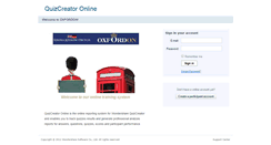 Desktop Screenshot of oxfordon.quiz-creator.com