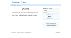 Desktop Screenshot of ipharma.quiz-creator.com