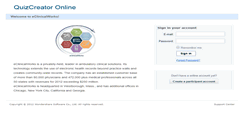 Desktop Screenshot of ecw.quiz-creator.com